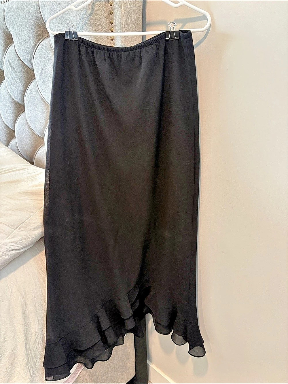 MSK Women's Maxi Skirt Black Size 12 Like New